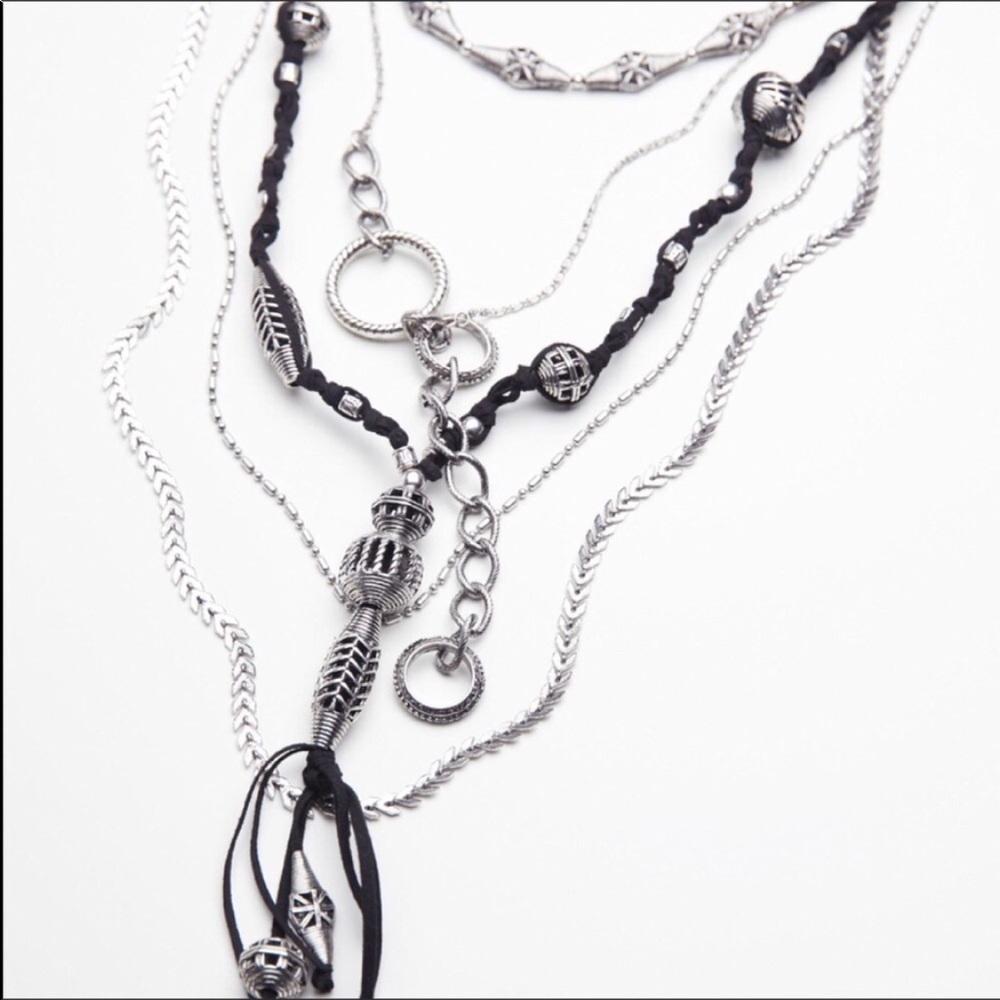 Free People Stormy Skies Tribal Necklace - Picture 4 of 6